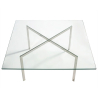 Buy Square coffee table - Glass - 12mm - Town Steel 13307 - prices