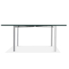 Buy Square coffee table - Glass - 12mm - Town Steel 13307 at Privatefloor