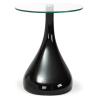Buy Designer Round Side Table - Glass - Lawa Bistro Black 13312 - in the EU