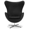 Armchair with Armrests - Upholstered in Faux Leather - Egg Design - Brave image 7