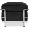 Buy Square footrest - Leather upholstered - Kart Black 13419 - in the EU