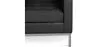 Designer Armchair with Footrest - Upholstered in Faux Leather - Konel image 7