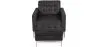 Designer Armchair with Footrest - Upholstered in Faux Leather - Konel image 7