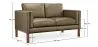 Polyurethane Leather Upholstered Sofa - 2 Seater - Mordecai image 7