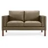 Polyurethane Leather Upholstered Sofa - 2 Seater - Mordecai image 7