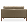 Buy Design Sofa Michael (2 seats) - Faux Leather Taupe 13921 in the Europe