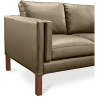 Buy Design Sofa Michael (2 seats) - Faux Leather Taupe 13921 Home delivery