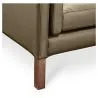 Polyurethane Leather Upholstered Sofa - 2 Seater - Mordecai image 7