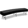 Curved Bench - Upholstered in Faux Leather - Karlo image 7