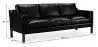 Polyurethane Leather Upholstered Sofa - 3 Seater - Benzion image 7