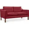 Polyurethane Leather Upholstered Sofa - 2 Seater - Chaggai image 7