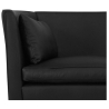 Buy Design Sofa Benjamin (2 seats) - Faux Leather Black 13918 with a guarantee
