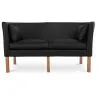 2 Seater Sofa - Polyurethane Leather Upholstered - Benjamin image 7