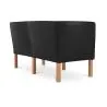 2 Seater Sofa - Polyurethane Leather Upholstered - Benjamin image 7