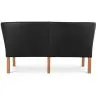2 Seater Sofa - Polyurethane Leather Upholstered - Benjamin image 7