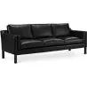 Leather Upholstered Sofa - 3 Seater - Menache image 7
