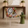 Dining Chair - Transparent Legs - Patterned Design - Miss Style image 7