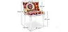 Dining Chair - Transparent Legs - Patterned Design - Miss Style image 7