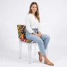 Dining Chair - Transparent Legs - Patterned Design - Miss Style image 7
