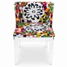 Dining Chair - Transparent Legs - Patterned Design - Miss Style image 7
