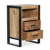 Nightstand - Industrial Design - Wood and Metal - Onawa image 7
