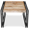Buy Onawa vintage industrial style small coffee table Natural wood 58461 - prices