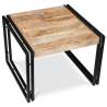 Buy Onawa vintage industrial style small coffee table Natural wood 58461 in the Europe
