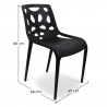 Buy Outdoor Chair - Designer Garden Chair - Bernard White 33185 with a guarantee