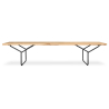Buy Nordic Style Wooden Bench (180cm) - Yean Natural wood 14640 - in the EU