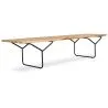 Nordic Style Wooden Bench (180cm) - Yean image 7