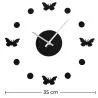 4 Butterflies Wall Clock image 7