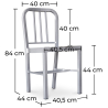 Buy Jadon Design Chair - Steel Red 50141 - prices
