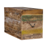 Buy Vintage Recycled wooden trunk -  Seaside Multicolour 58498 in the Europe