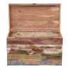 Buy Vintage Recycled wooden trunk -  Seaside Multicolour 58498 in the Europe
