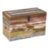 Buy Vintage Recycled wooden trunk -  Seaside Multicolour 58498 with a guarantee
