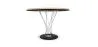 Dining Table Round Wooden with Steel Legs - Hoffman image 7