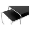Pack of 2 coffee tables - Wood and Metal - Lacky image 7