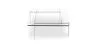 Square coffee table - Steel & Glass - 12mm - Billo image 7