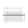 Buy BY61 Coffee table - Square - 12mm Glass Steel 16319 at Privatefloor