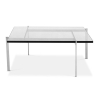 Buy BY61  Coffee table - Square - 15mm Glass Steel 16320 - in the EU