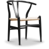 Buy Dining Chair Scandinavian Design Wooden Cord Seat - Wish Black 99916432 - prices