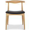 Buy Scandinavian design Elb Chair CW20 Boho Bali - Faux Leather Black 16435 - in the EU