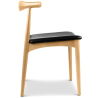 Buy Scandinavian design Elb Chair CW20 Boho Bali - Faux Leather Black 16435 at Privatefloor