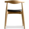 Buy Scandinavian design Elb Chair CW20 Boho Bali - Faux Leather Black 16435 in the Europe
