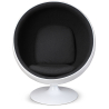 Buy Design Ball Armchair - Upholstered in Fabric - Batton Black 16498 - in the EU