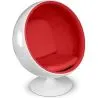 Ball Design Armchair - Upholstered in Faux Leather - Batton image 7