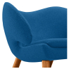 Buy Pelitane  Scandinavian Design Armchair  - Fabric Black 16506 home delivery