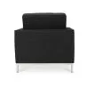 Designer Armchair with Footrest - Upholstered in Cashmere - Konel image 7