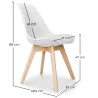 Dining Chair - Scandinavian Style - Denisse image 7