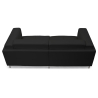 Buy Cawa Design Sofa  (2 seats) - Faux Leather Black 16611 in the Europe